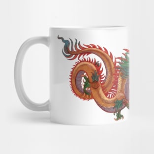 'Imagine Colorful Dragon Tattoo' Dragons Gift Mug